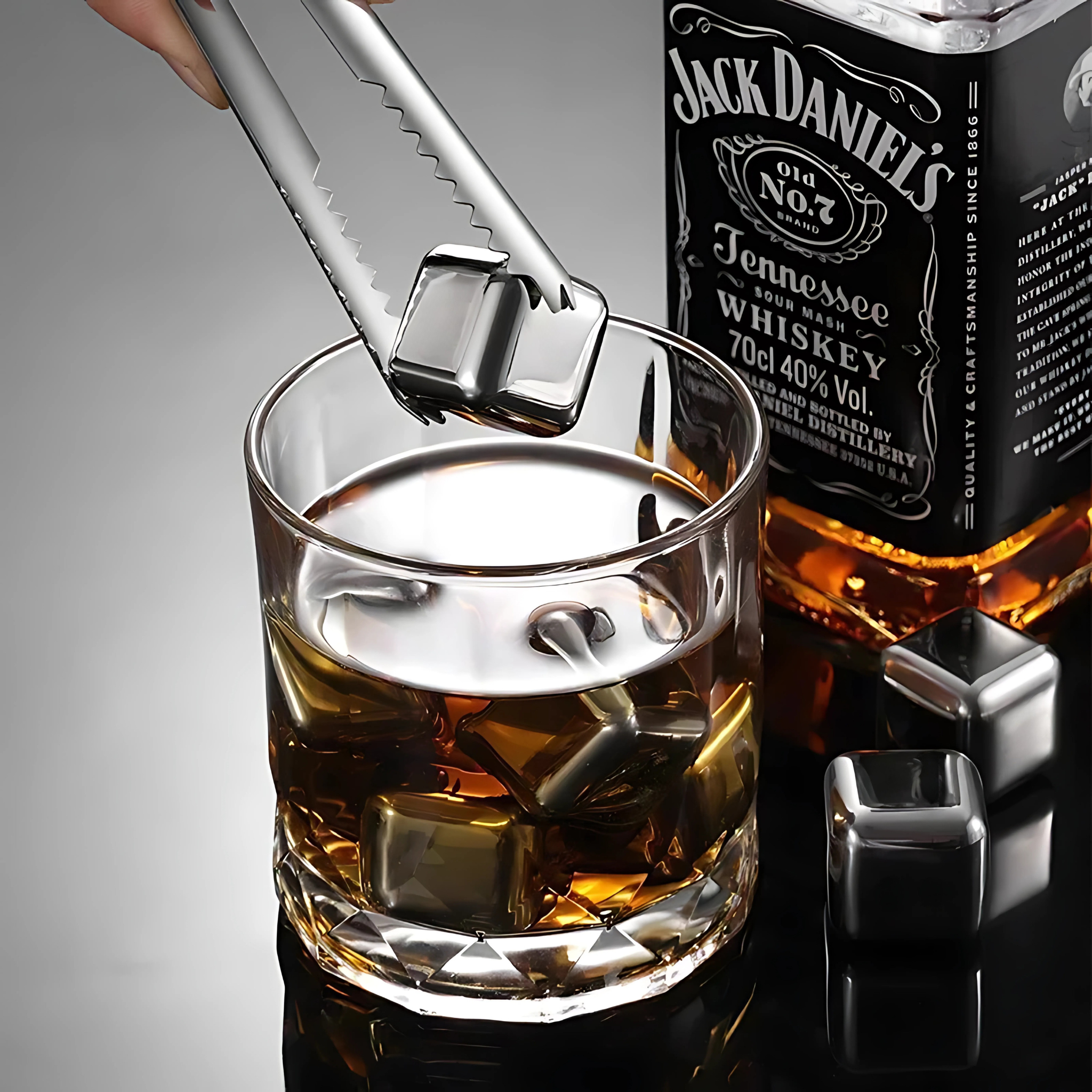 Stainless steel ice cube stones