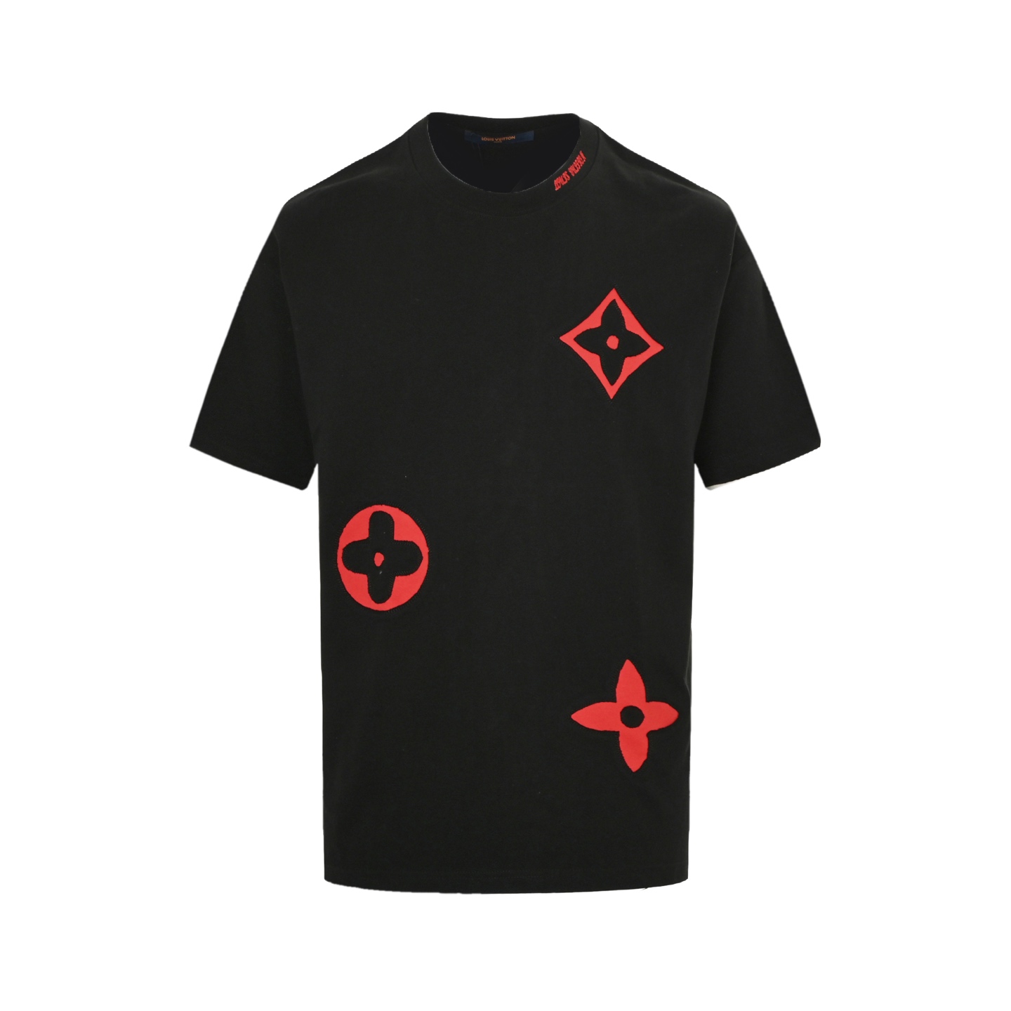 Louis Vuitton 25ss four-leaf clover patch embroidered short sleeve