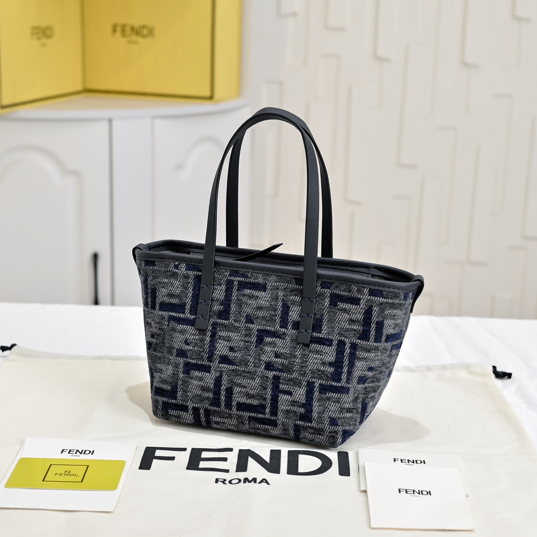 FENDI Monogram Roll Mini Vegetable Basket 3366
