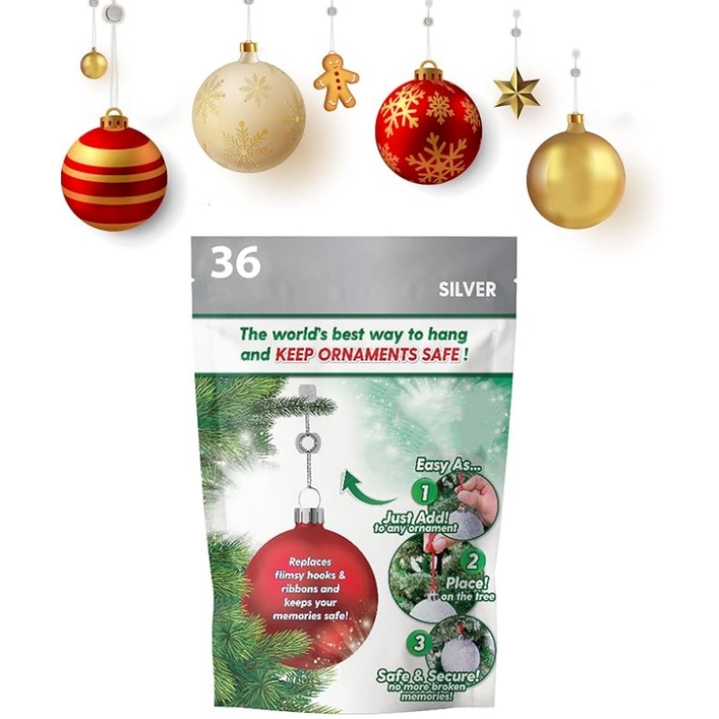 On Sale🔥Ornament Hooks for Hanging Christmas Decorations