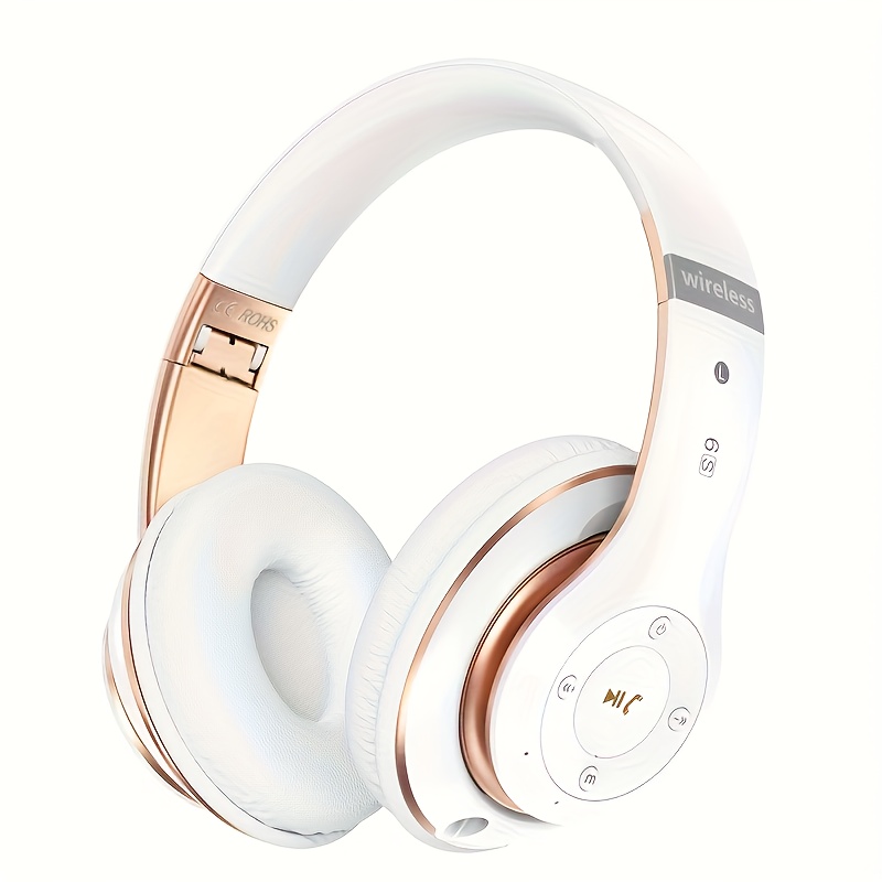 6S Hi-Fi Stereo Foldable Wireless Stereo Headsets Earbuds  With Built-in Mic