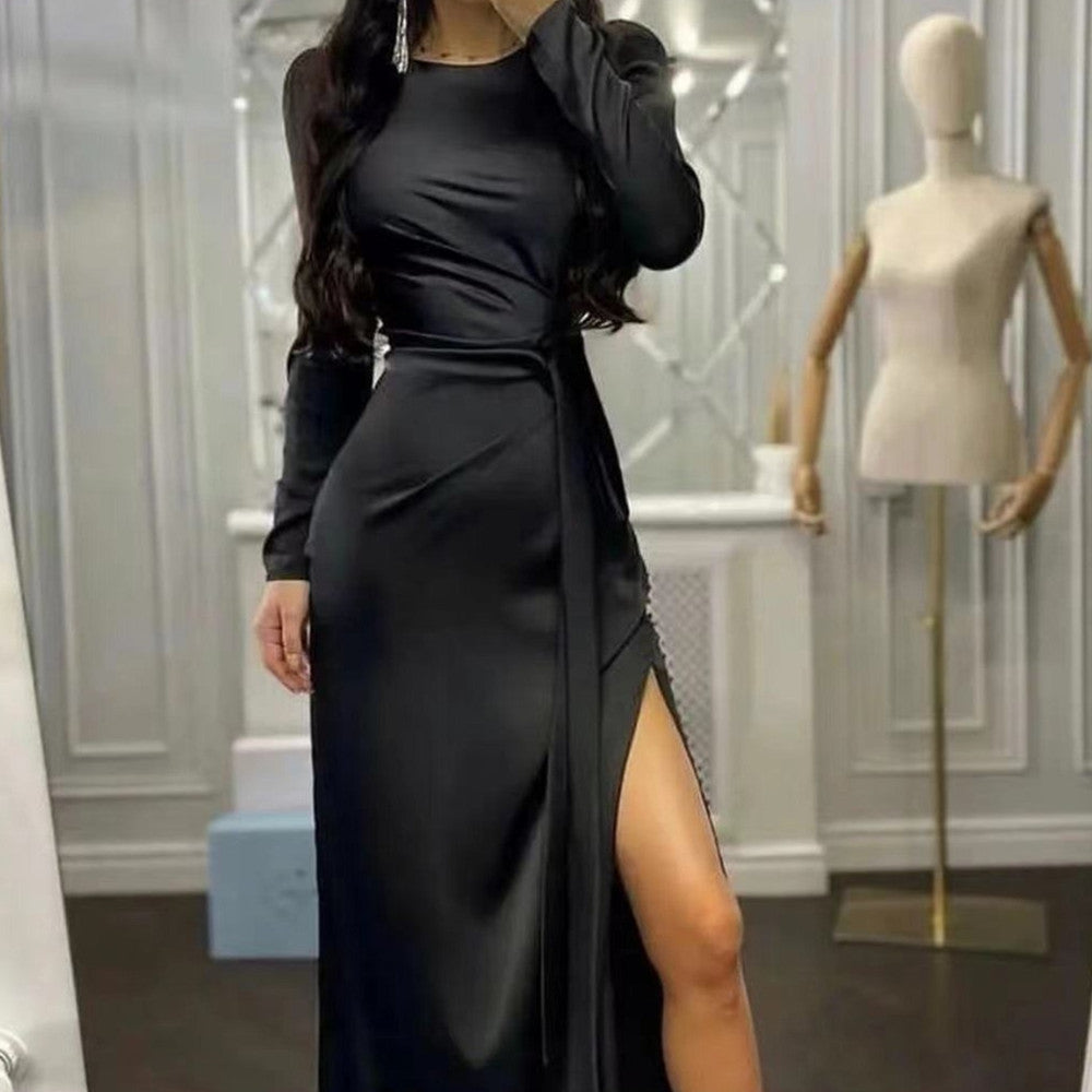 Long Sleeve Fashionable And Slim Dress