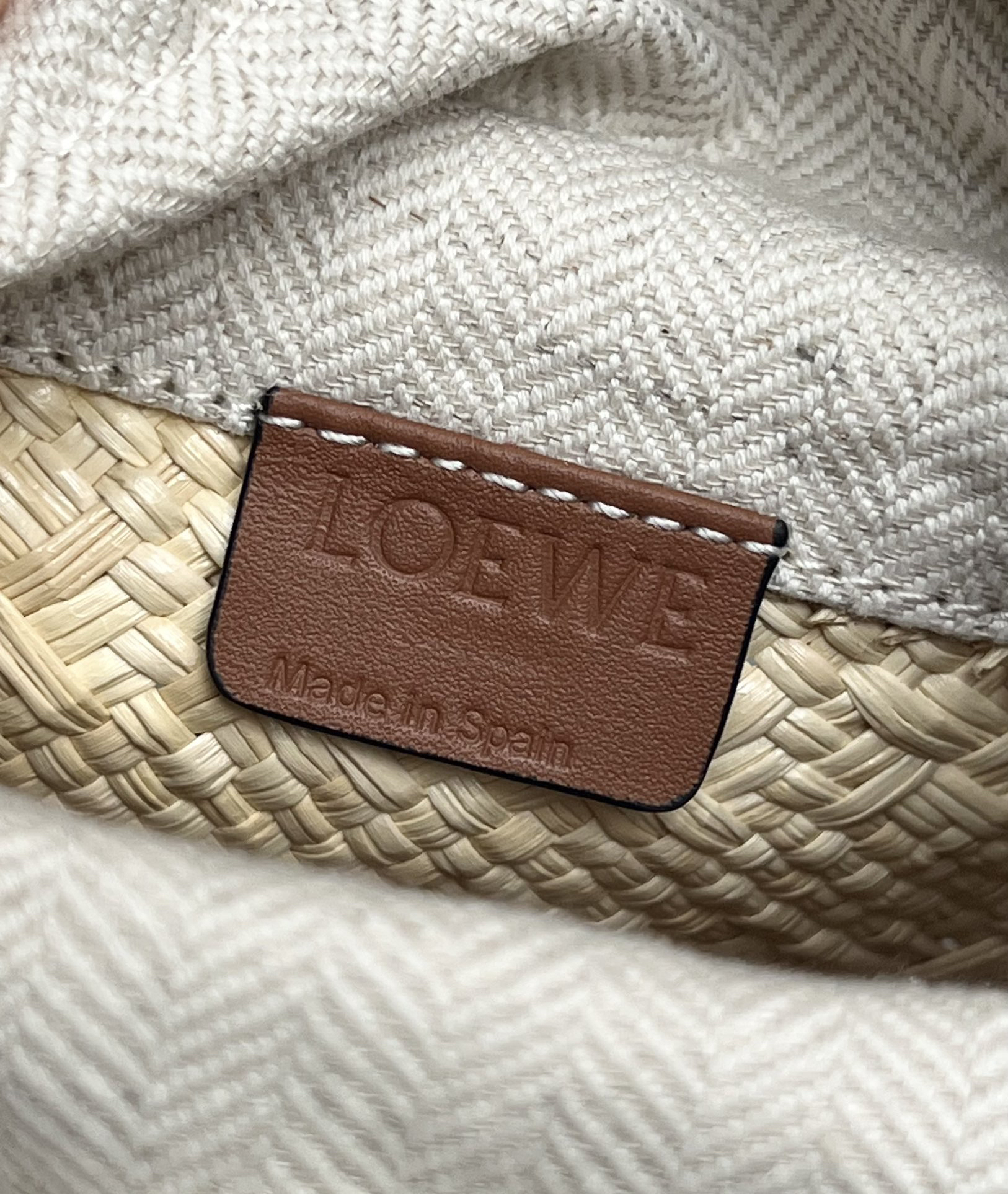 Loewe Anagram Basket Straw Bag 1005