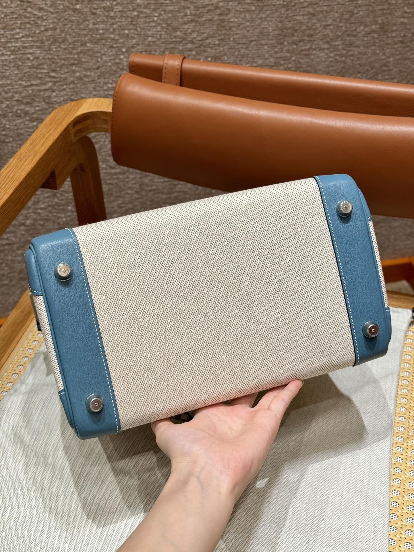 Hermes Birkin 75Bleu Jean (Handmade to order)