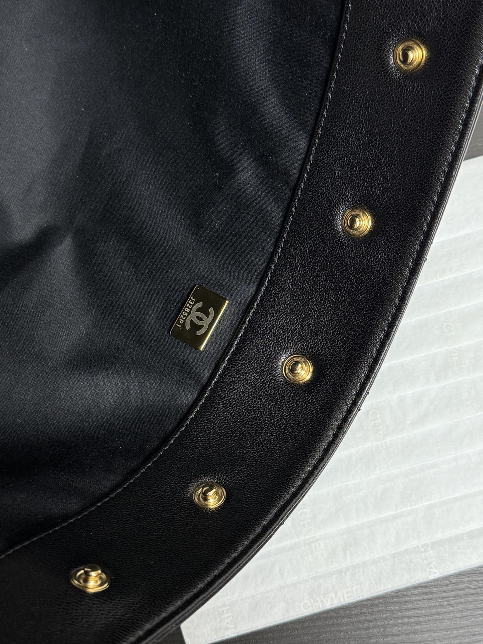 Chanel 25P Rivet Bucket Bag AS5406
