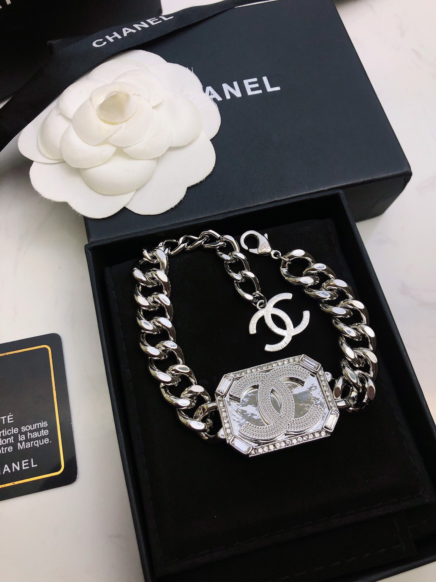Chanel Flat Chain Bracelet