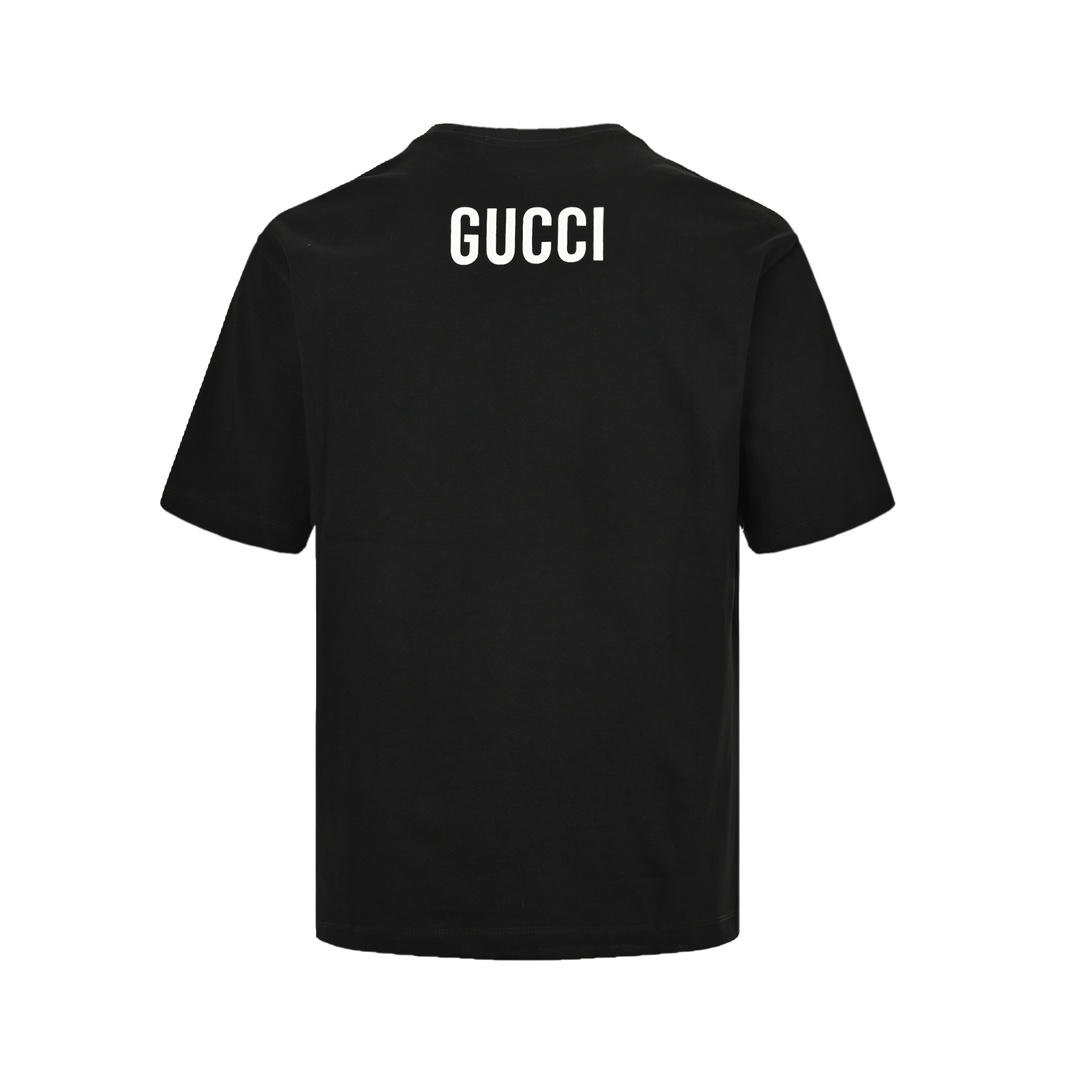 Gucci 24ss Horse Tower Print Short Sleeve