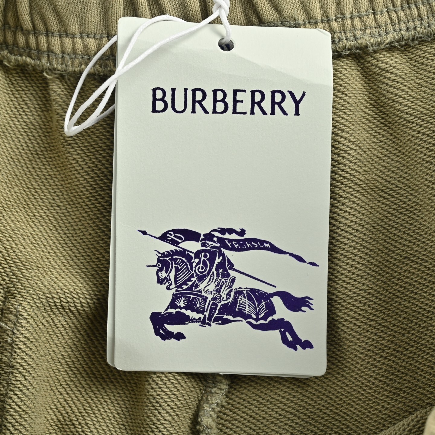 Burberry 25ss Warhorse Terry Check Patch Washed Shorts