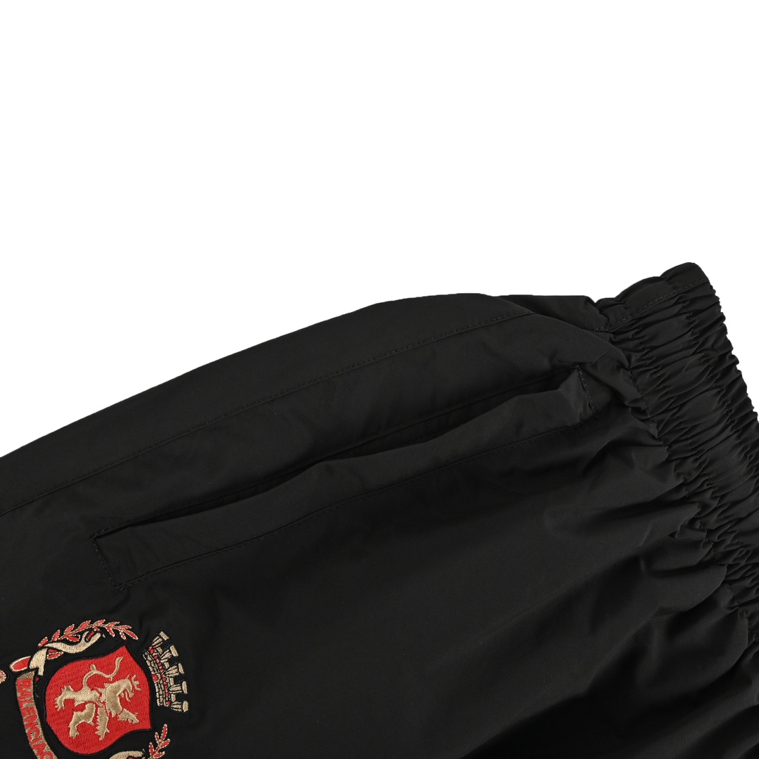 Balenciaga 24Fw Manchester United Embroidered Panel Woven Trousers