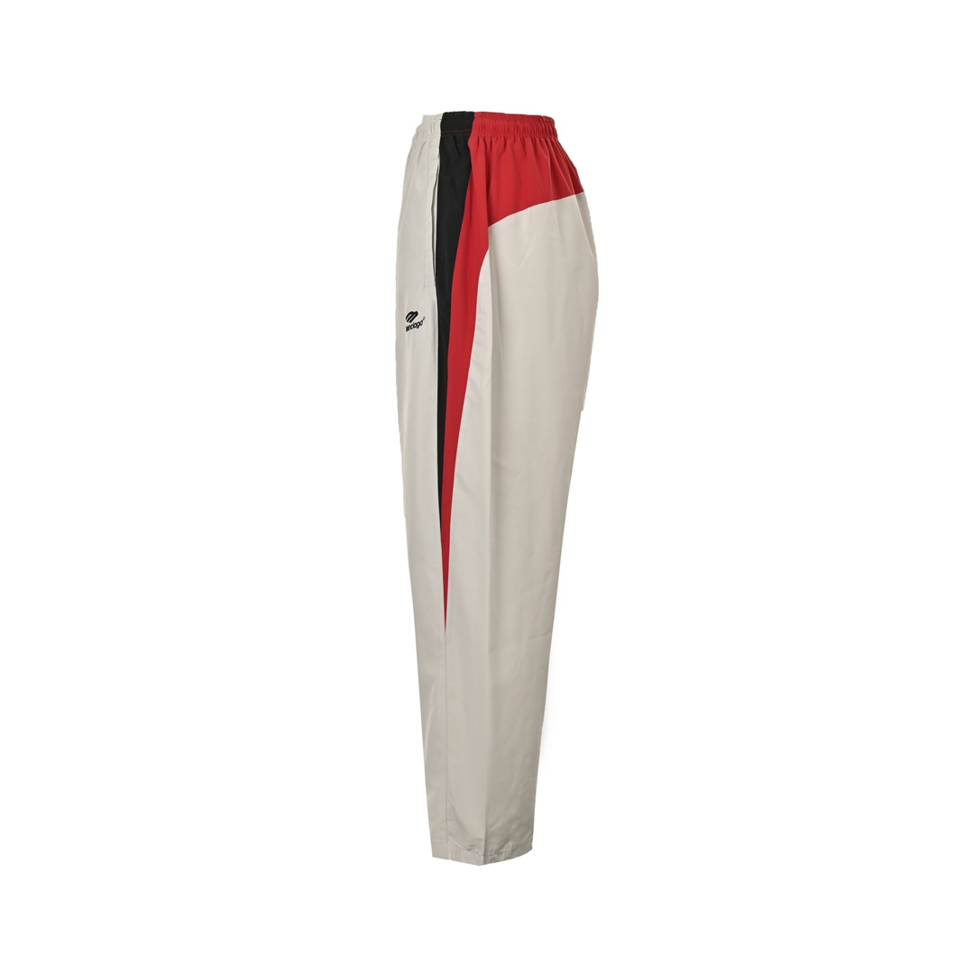 Balenciaga 24Fw white and red stitching sports trousers