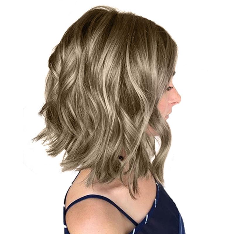 Women Lace Front Luna Wig S16 Flirty Wavy Bob Shoulder Length Wig