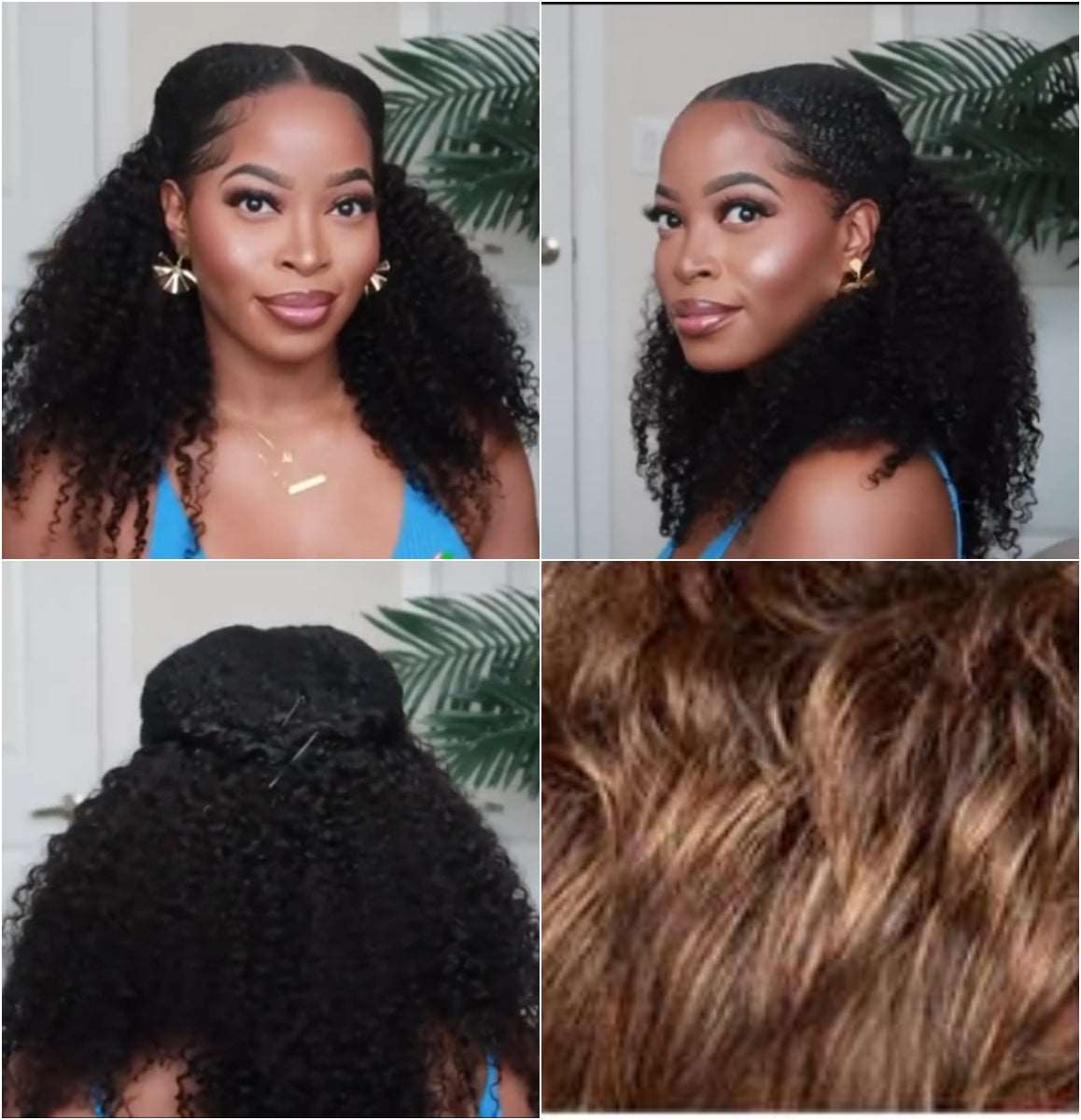 Luna 221 Afro Extra Long Curly Synthetic Hair Wig