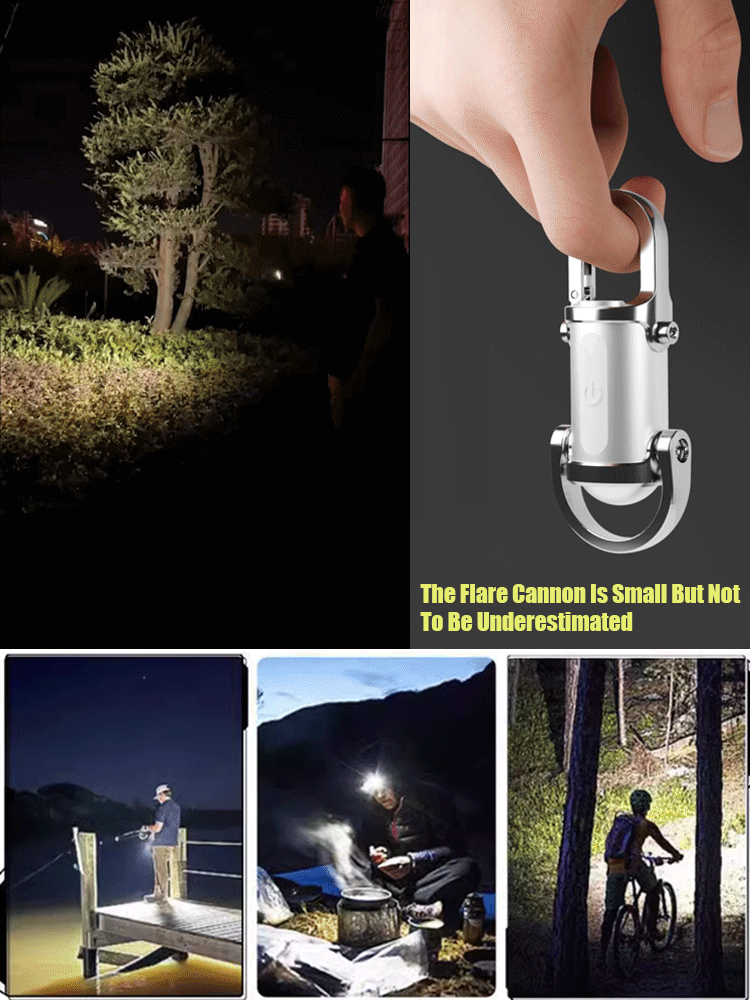 🔥ON SALE - 45% OFF🔥LED+COB - EDC Keychain Flashlight with Red UV Blue Light Super Bright 1200 Lumens