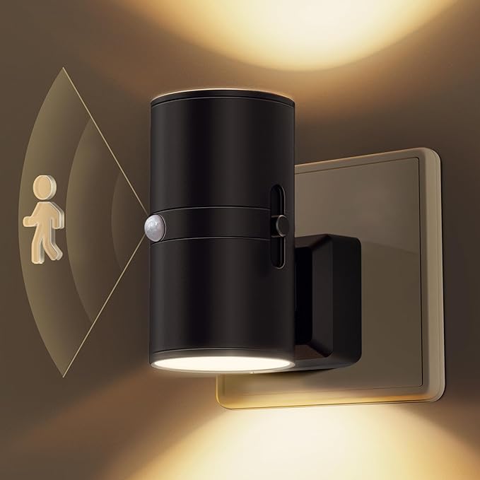 💡💡Wall-mounted LED light-controlled sensor night light