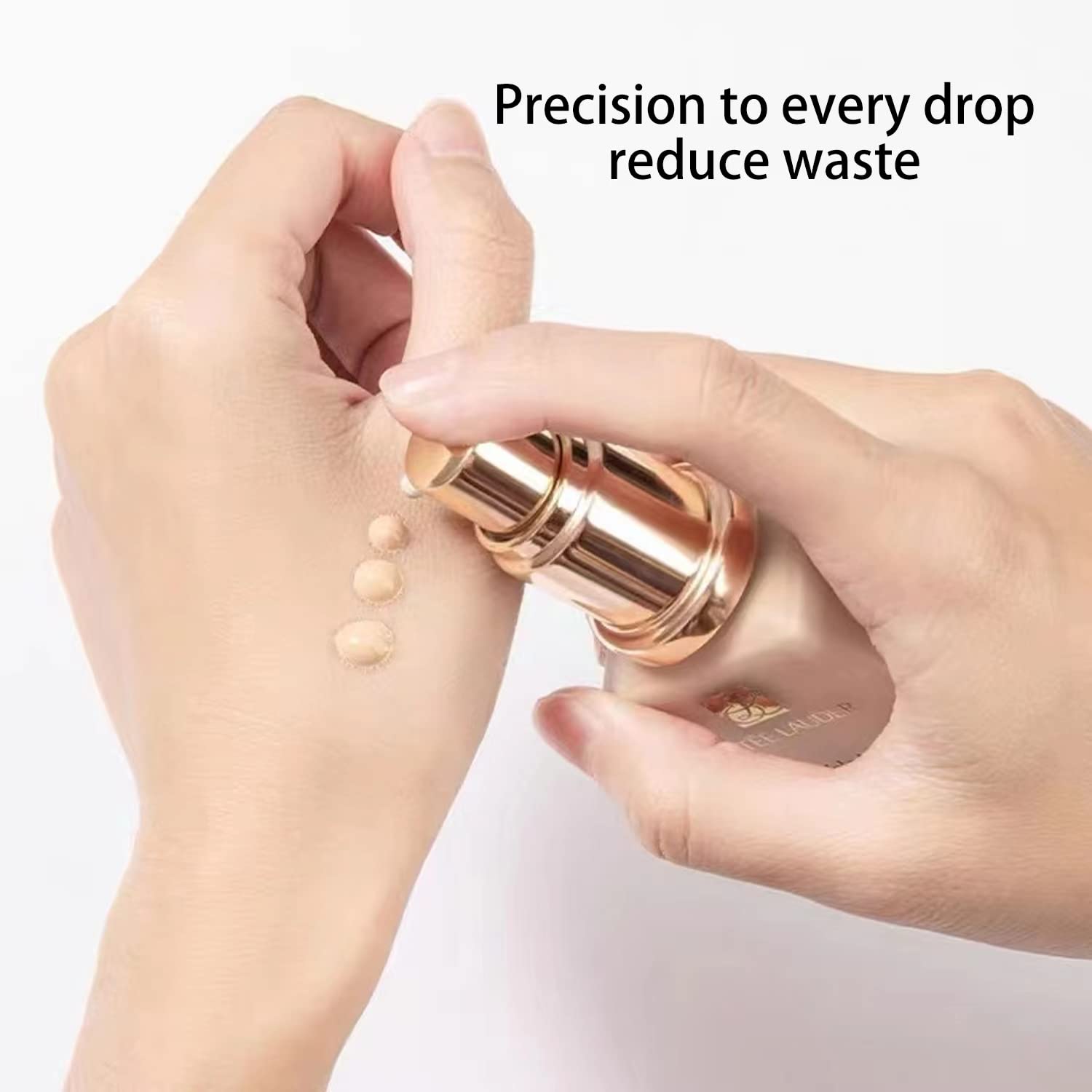 Transparent Cap Double Wear Foundation Pump