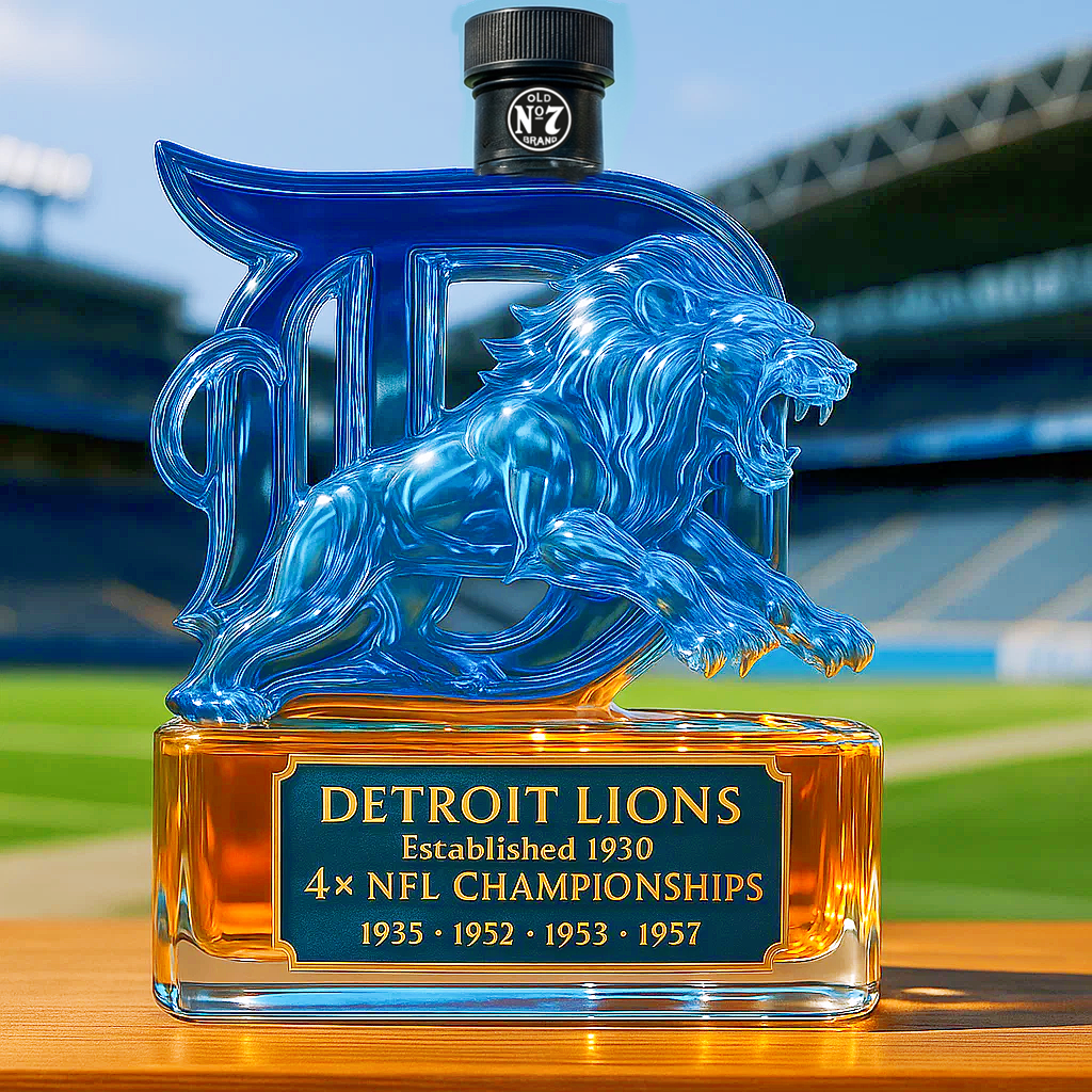 Detroit Proud Legacy Whiskey Bottle