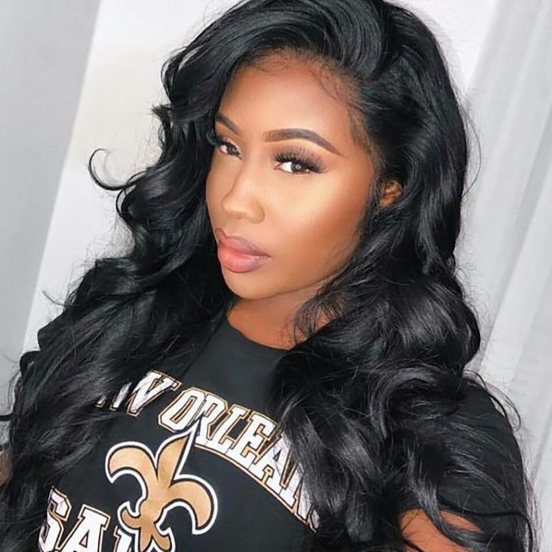 Luna A11 Deep Wave Long Hair Wig for African American