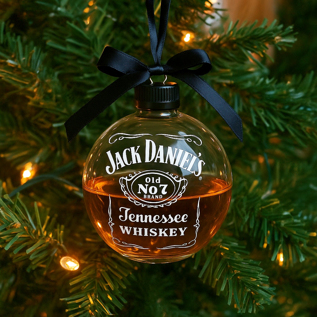 Whiskey Christmas Ornaments