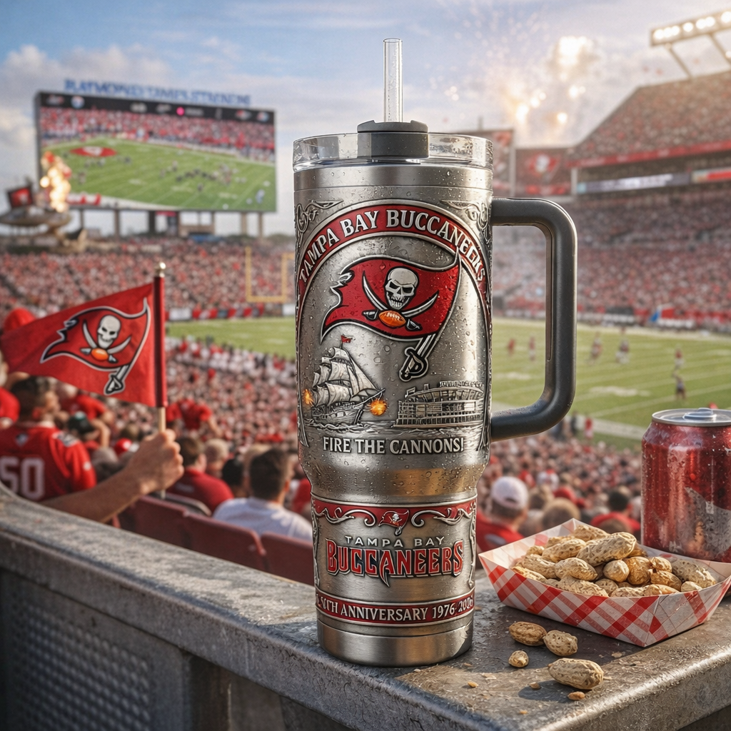 Tampa Bay Buccaneers 50th Anniversary Tumbler