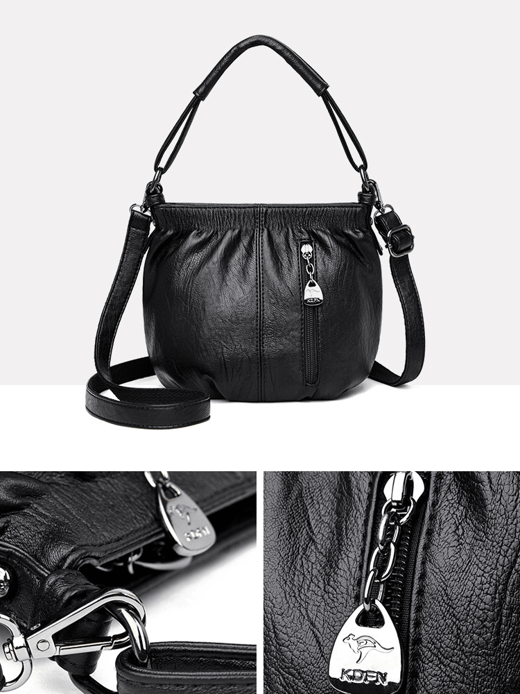 🔥NEW YEAR FLASH SALE 70% OFF🌟New Soft Leather Large Capacity Vintage Shoulder Handbags