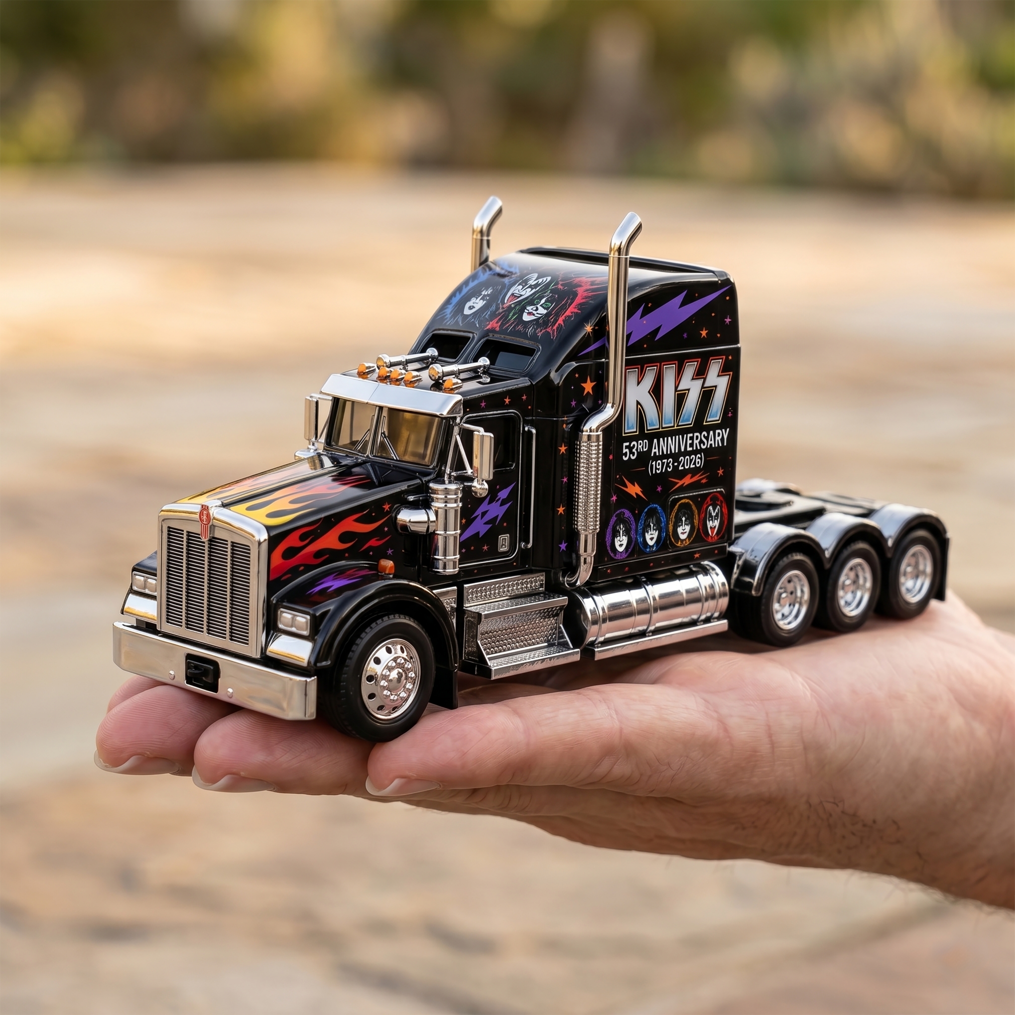Hot Wheels KISS 53rd Anniversary Heavy Metal Tour Truck