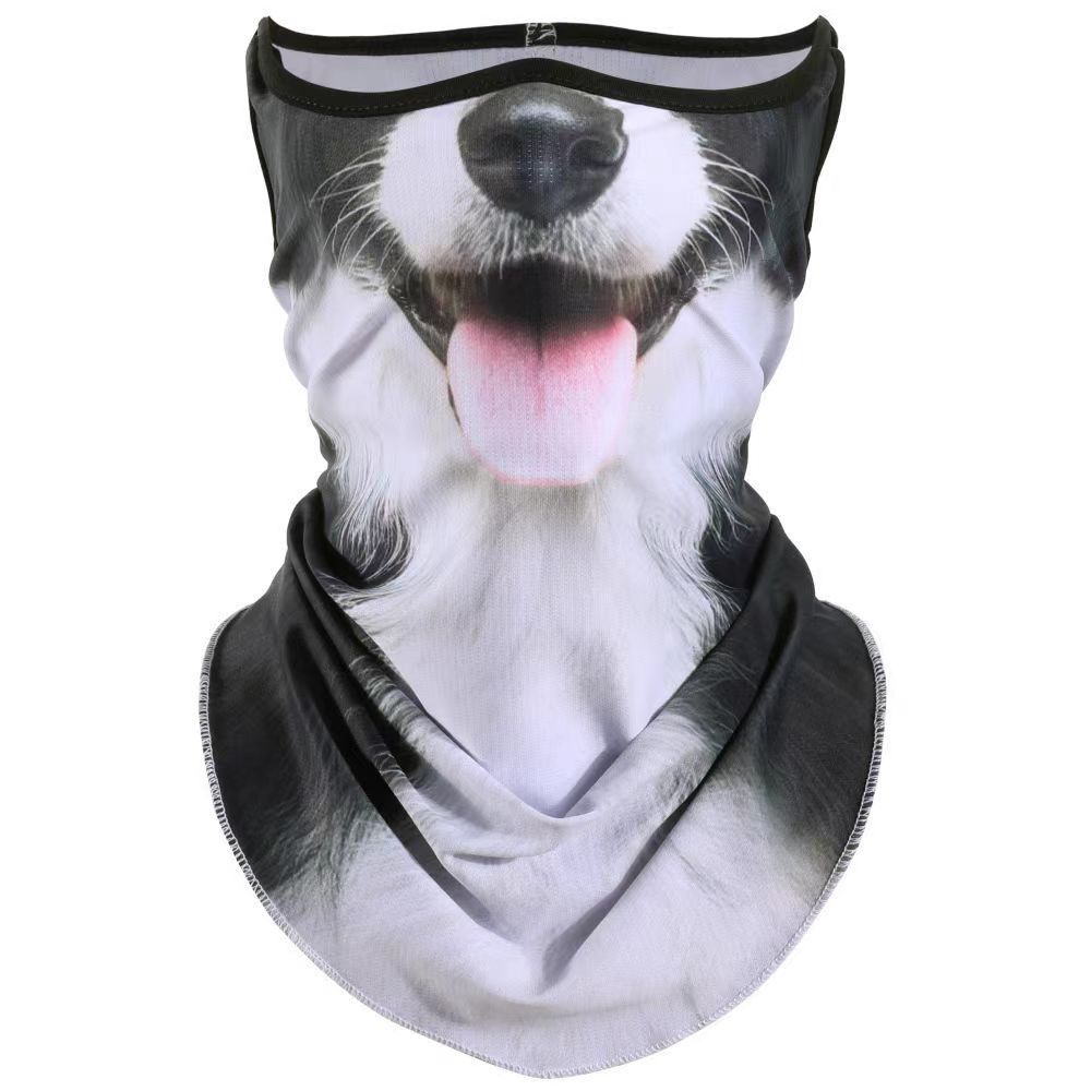 2024 new 3D sun protection ear-hung animal mask
