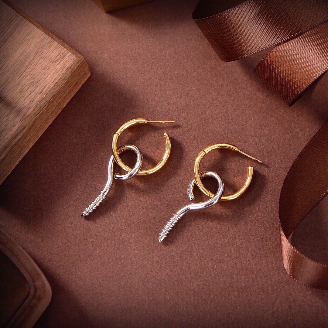 Balenciaga new screw earrings