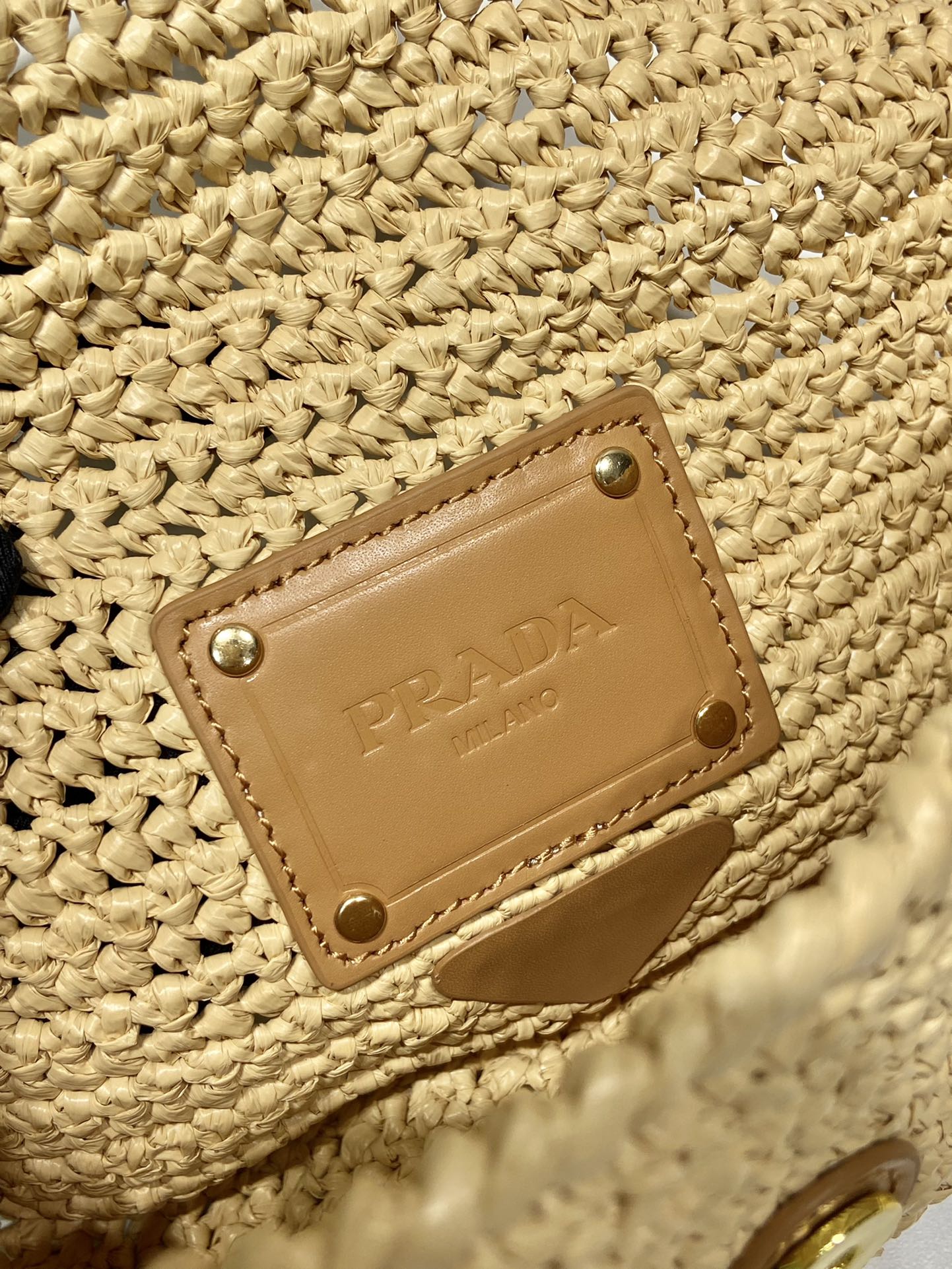 Prada Straw Crossbody Bag 1BD335