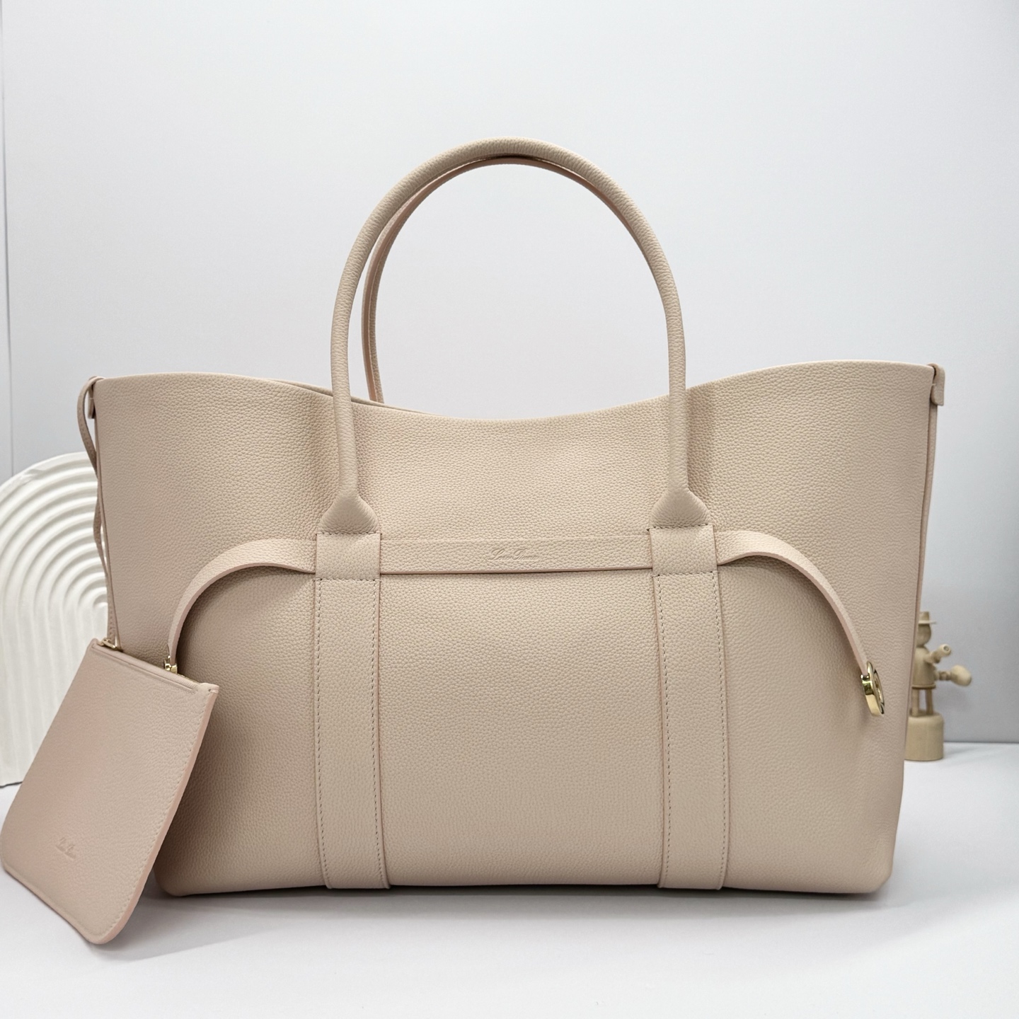 Loro Piana Ghiera Shoer Large Shopping Bag FAO7475