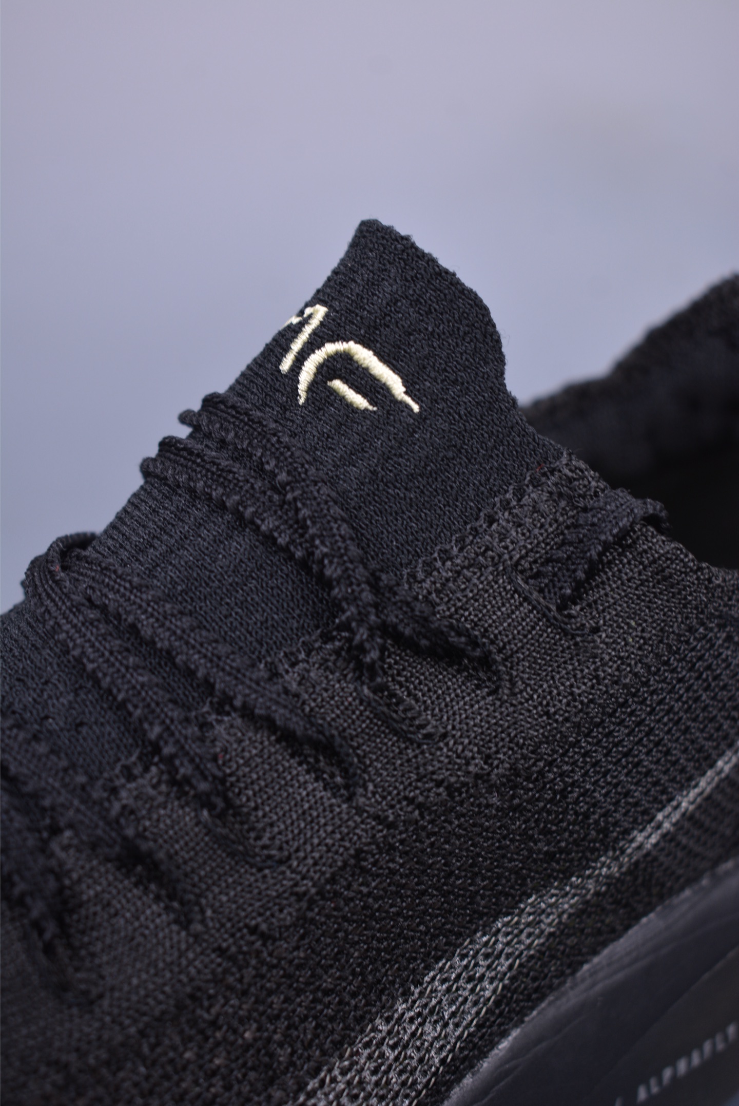 Nike Air Zoom Alphafly Next% 3 Proto running shoes knitted black, gray and yellow HV6350-001