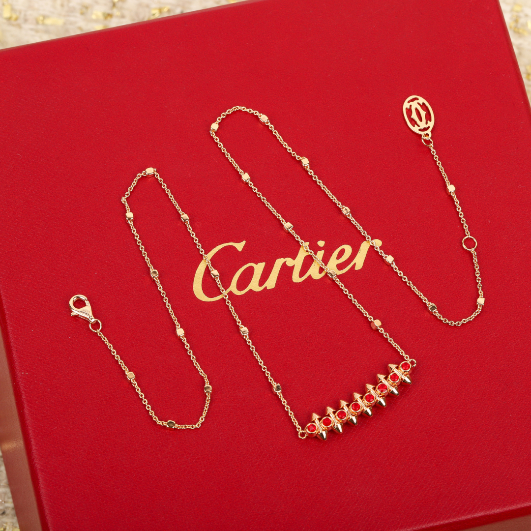 Cartier Rivet Eight Diamond Necklace