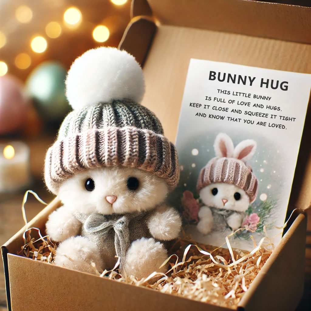 💗Mini Bunny Hug Cute Easter Gift