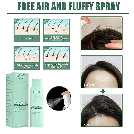 Leave-in Dry Hair Spray Fluffy Hair