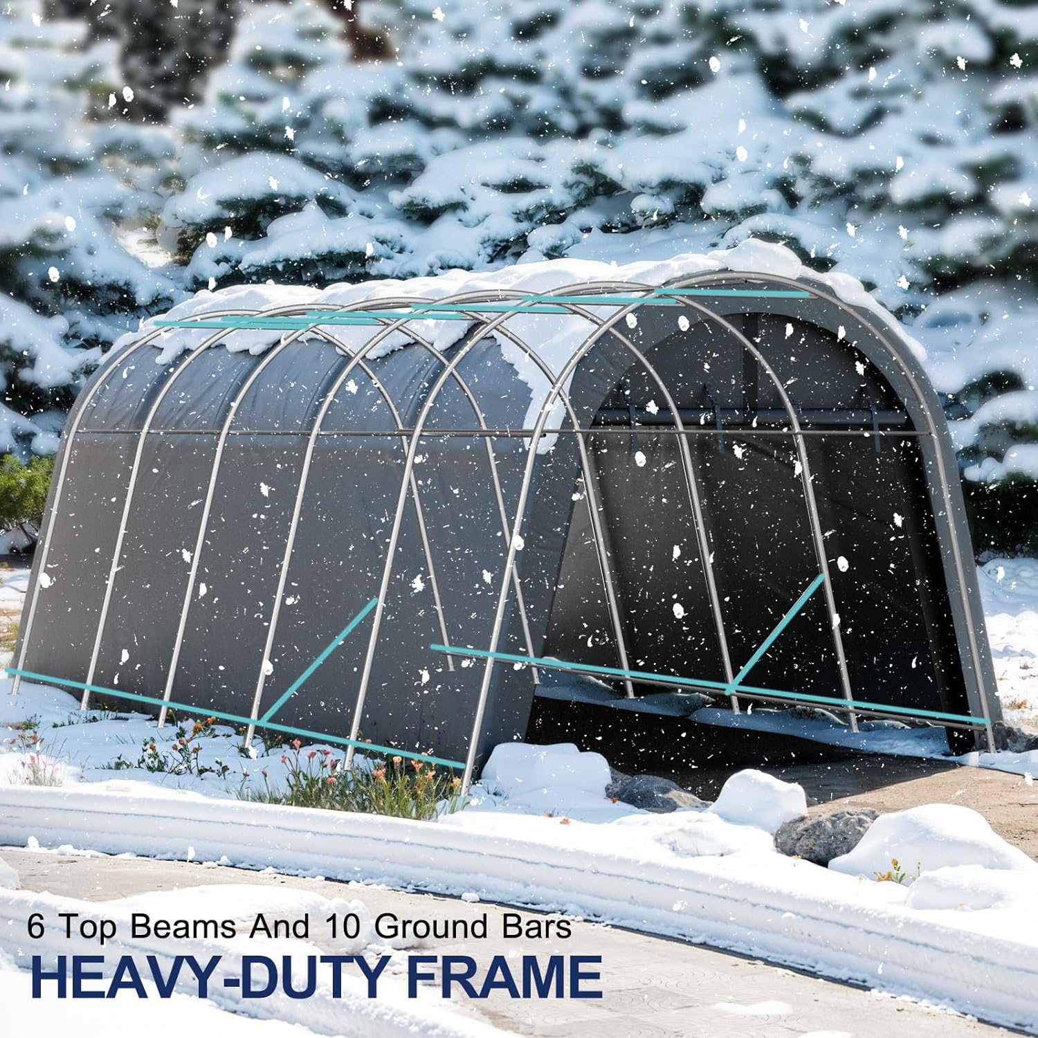 10x20ft Carport,Heavy Duty Car Canopy