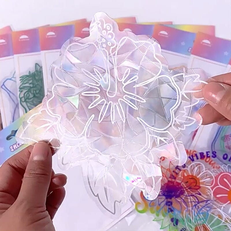 🔥Last Day 60% OFF🔥PVC animal colorful anti-collision glass sticker