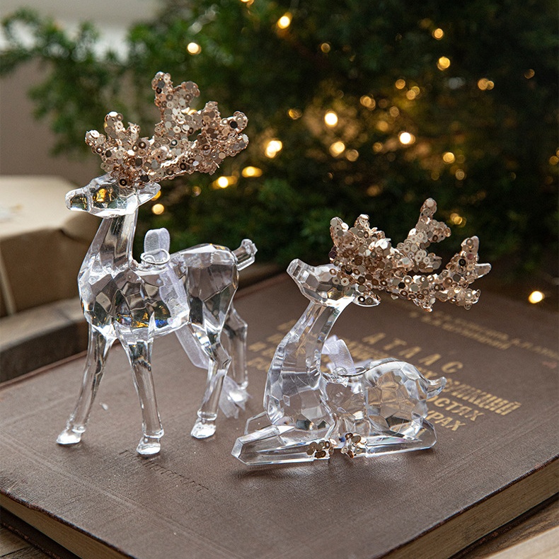 🎅2024 Christmas Promos🔥Christmas decorations sequins acrylic transparent pendant