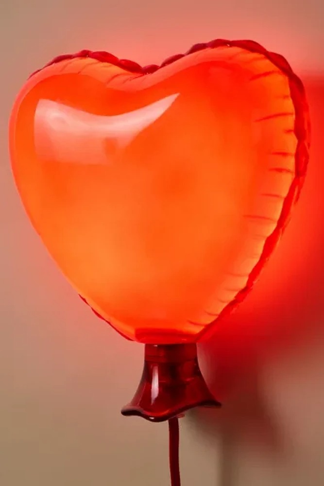 ❤️❤️Mylar Heart Balloon Shape Resin Sconce