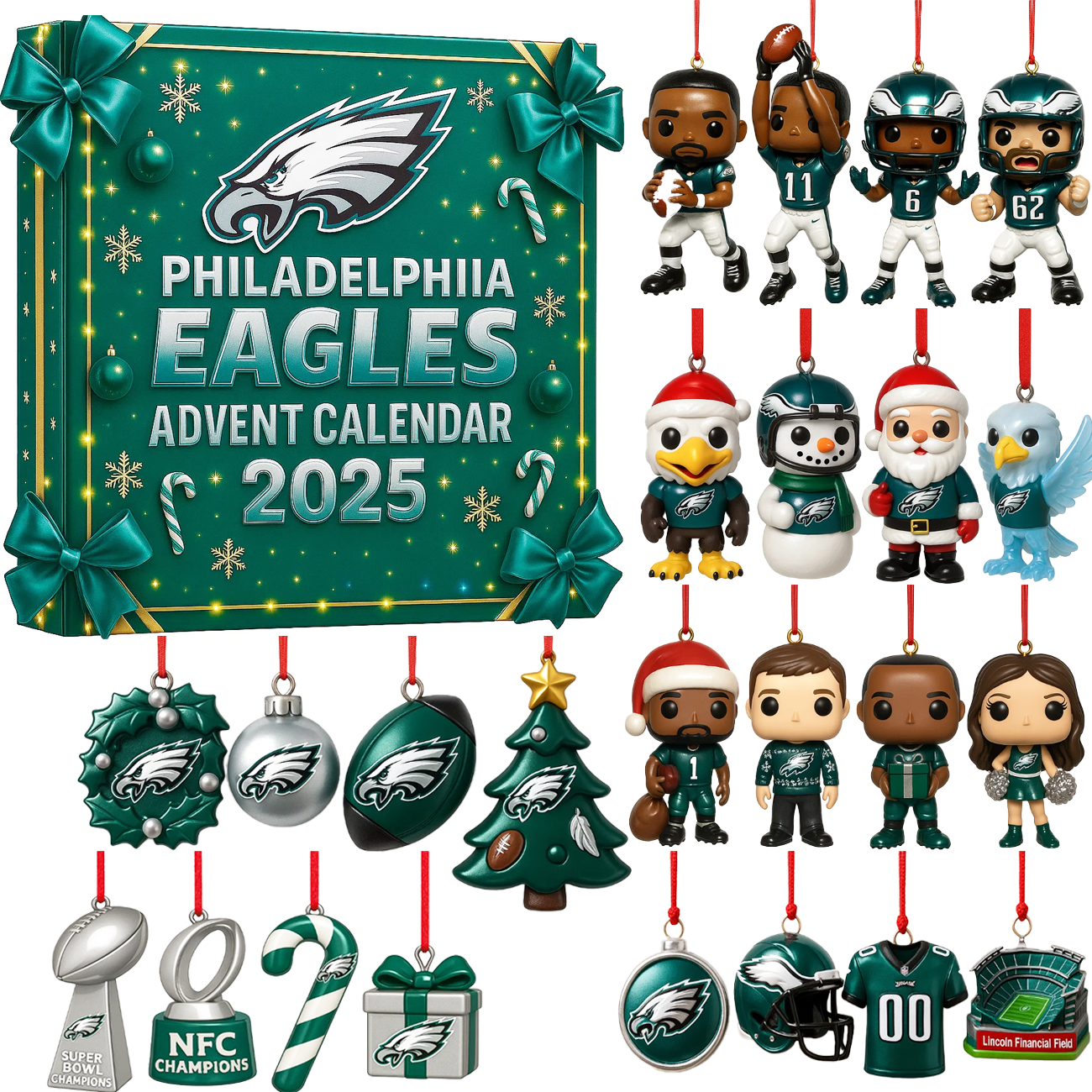 2025 Philadelphia Eagles Advent Calendar