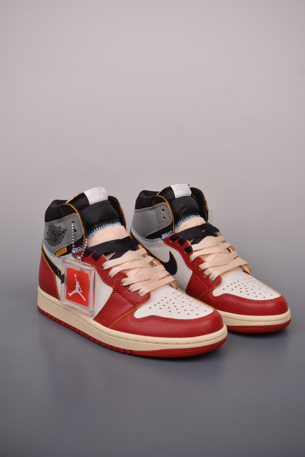 Union x AirJordan 1 Retro High NRG Black White Red HV8563 600