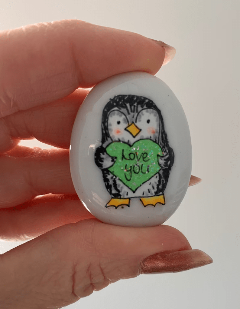 Positive affirmations, comfort stone