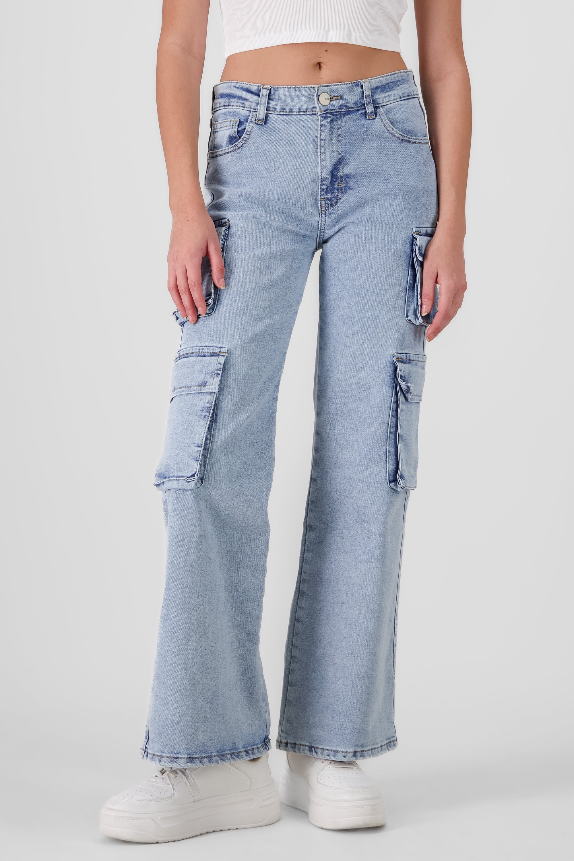 Cargo Jeans With Pockets