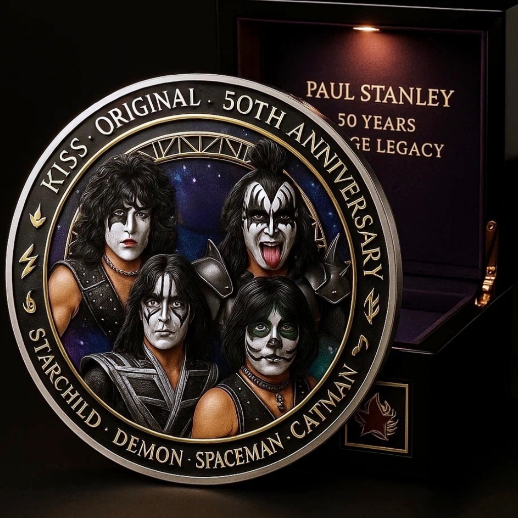 KISS 50th Anniversary Commemorative Coins