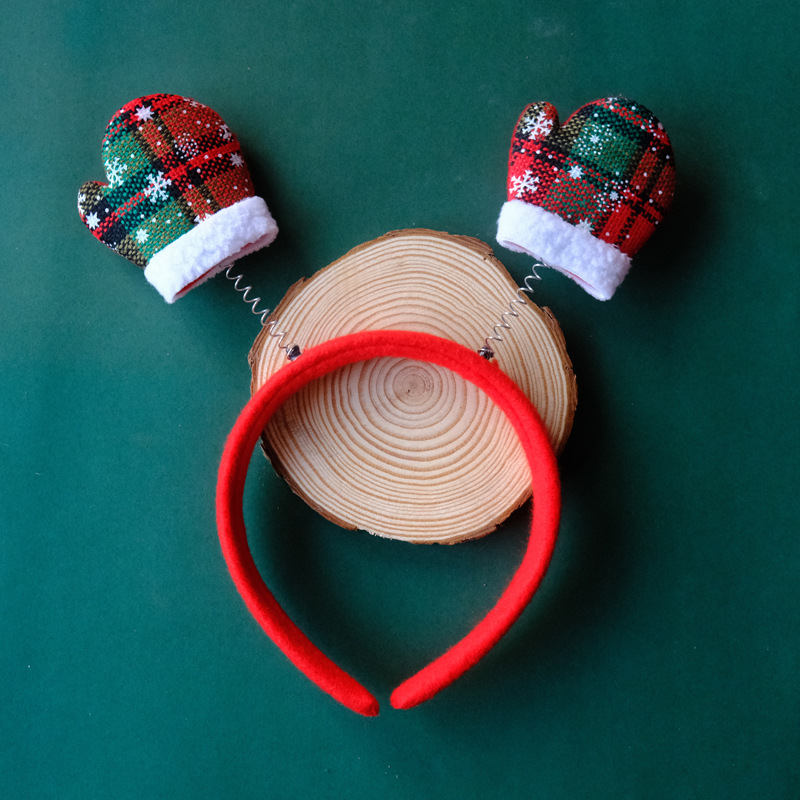 Christmas headband Christmas Headband Cartoon light up headband Christmas hairpin Christmas gift