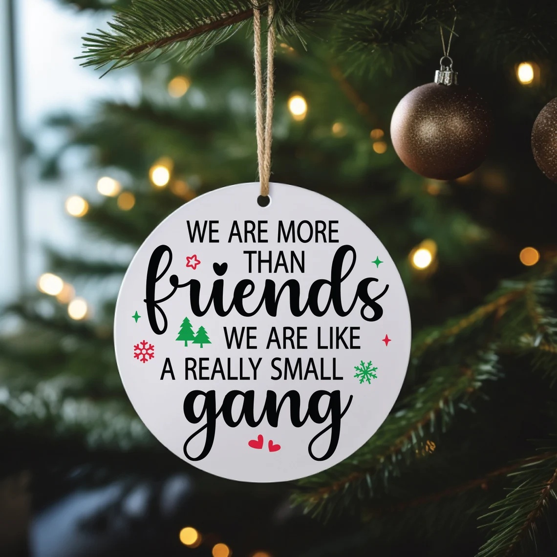 Friends Gang Christmas Ornament