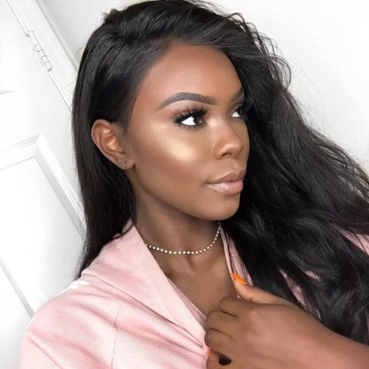 Luna N29 Affordable Feminine Long Curly Wig for African American