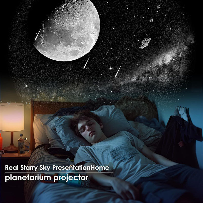 4K 13 in 1 Galaxy Projector with Colored Night Light
