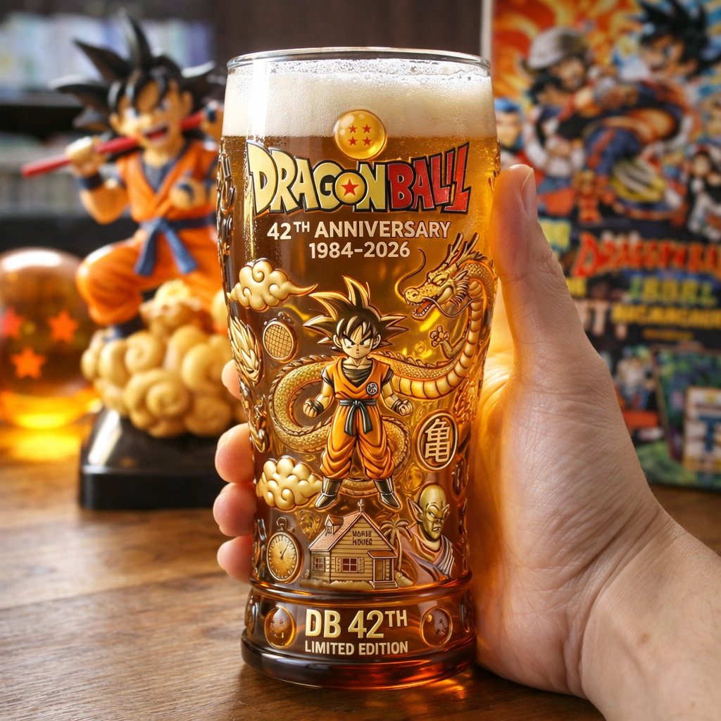 Dragon Ball 42nd Anniversary Commemorative Pint Glass