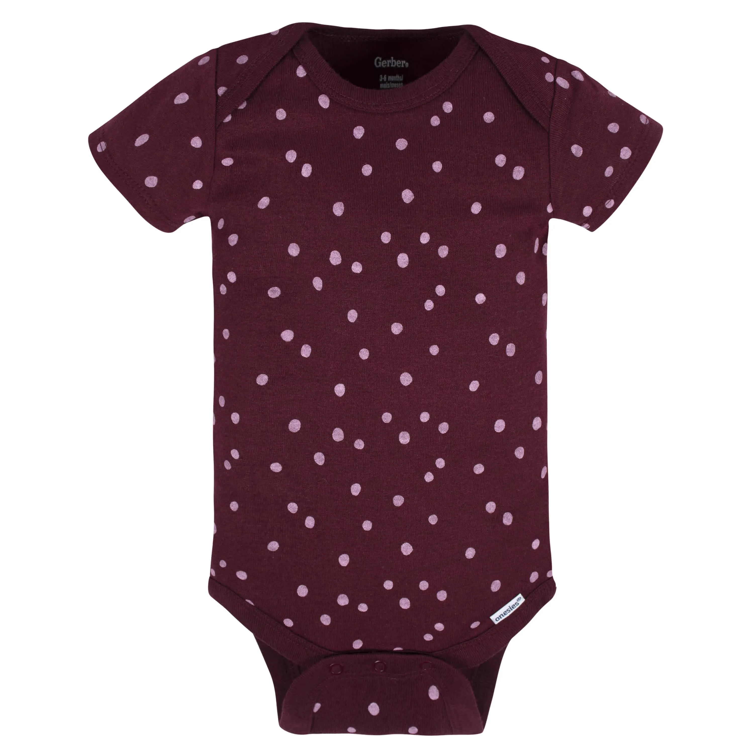 8-Pack Baby Girls Lavender Garden Onesies Bodysuits