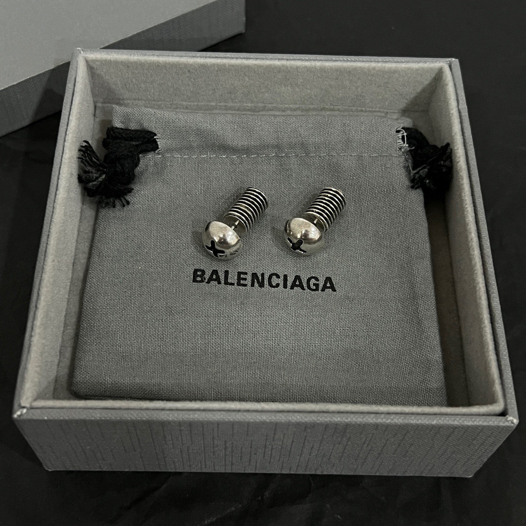 Balenciaga screw earrings