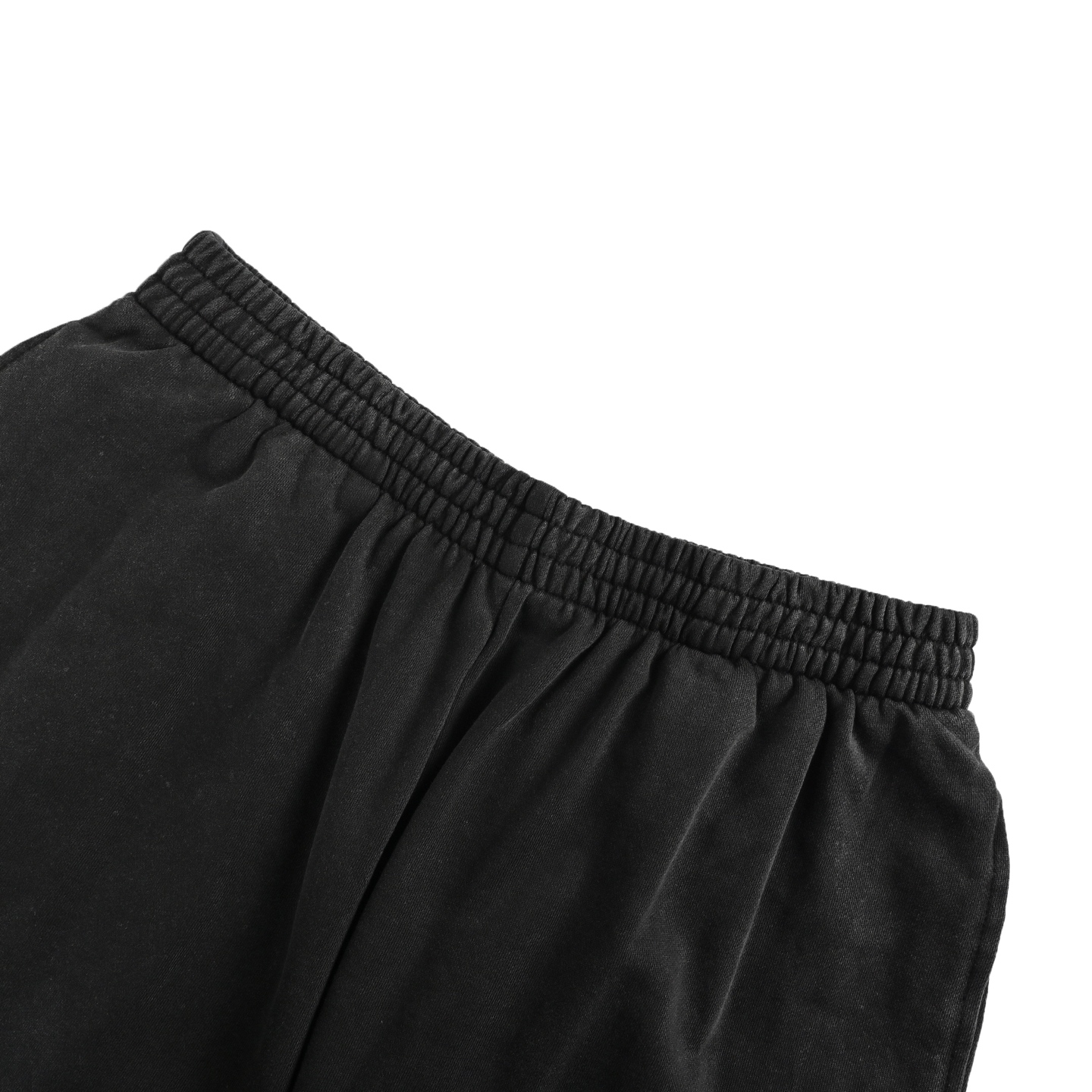 Balenciaga 25ss wheat ear double B red label embroidered washed shorts
